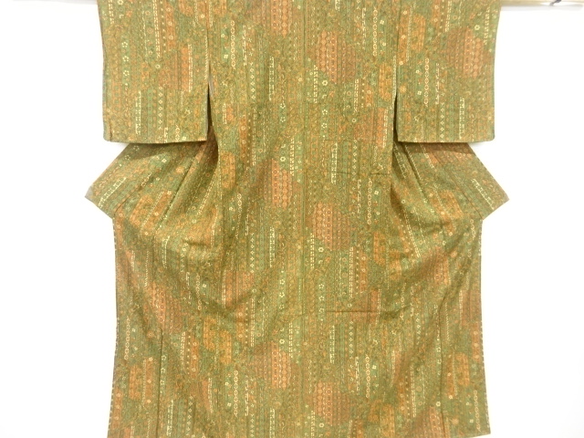 花更紗模様小紋着物